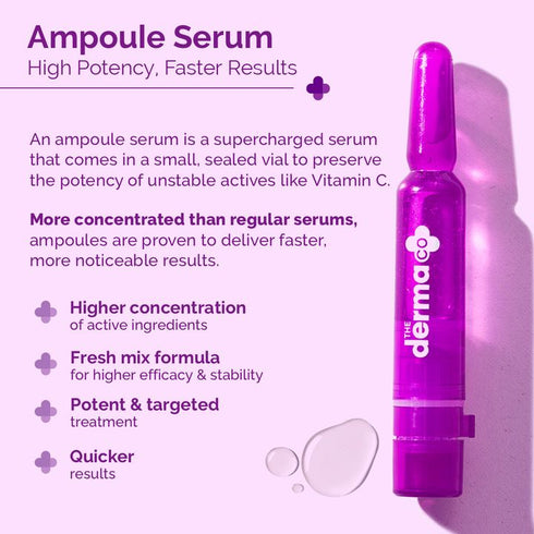 The Derma Co. 15% Vitamin C Intense Brightening Ampoule Kit
